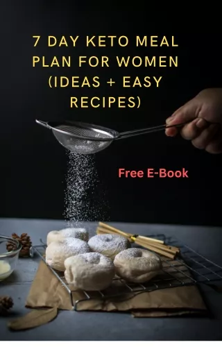 Keto Meal Plan For Women (IDEAS   EASY RECIPES)