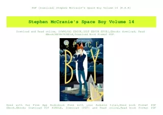 PDF [Download] Stephen McCranie's Space Boy Volume 14 [R.A.R]