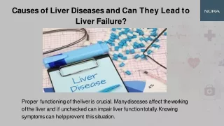 Causes of Liver Diseases and can they lead to Liver Failure