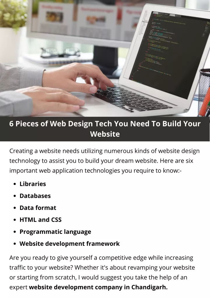 6 pieces of web design tech you need to build