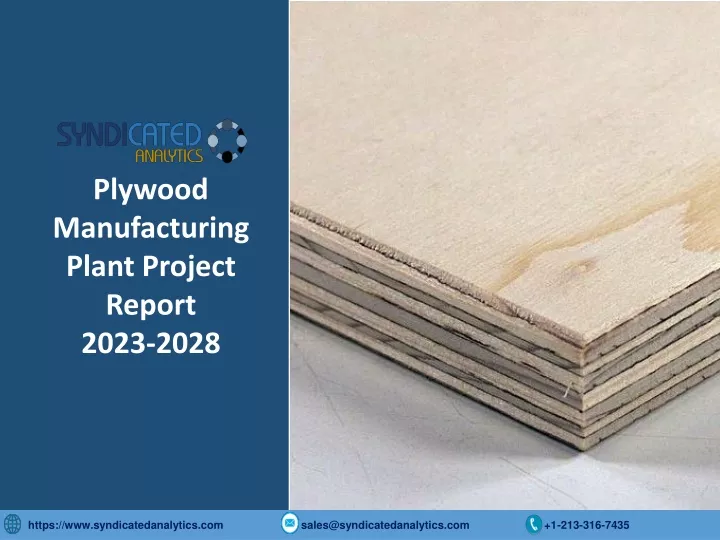 plywood manufacturing plant project report 2023