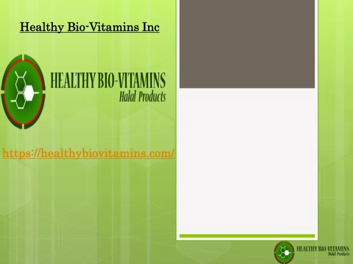 healthy bio vitamins inc