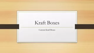 kraft boxes