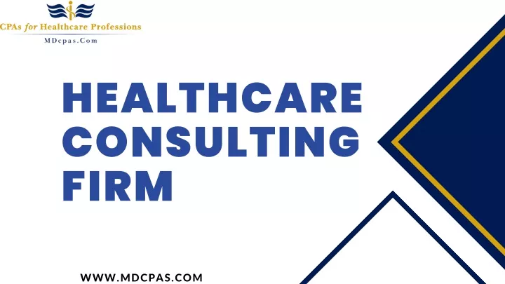 healthcare consulting firm
