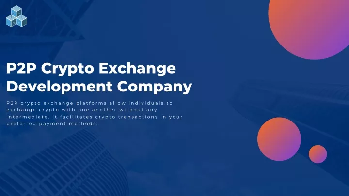 p2p crypto exchange development company