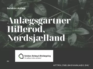 Anlægsgartner Hillerød, Nordsjælland