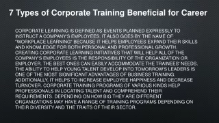 Corporate Training 02-02