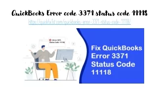 quickbooks error code 3371 status code 1118