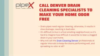 Get Expert Assistance For Sewer Line Replacement & Drain Cleaning Denver