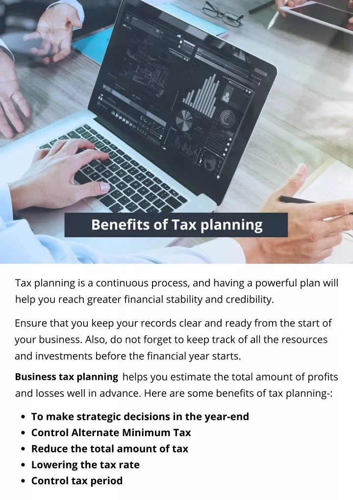 benefits of tax planning