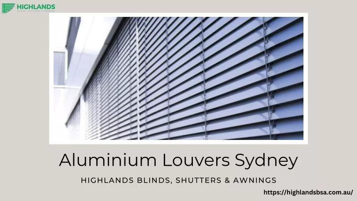 aluminium louvers sydney