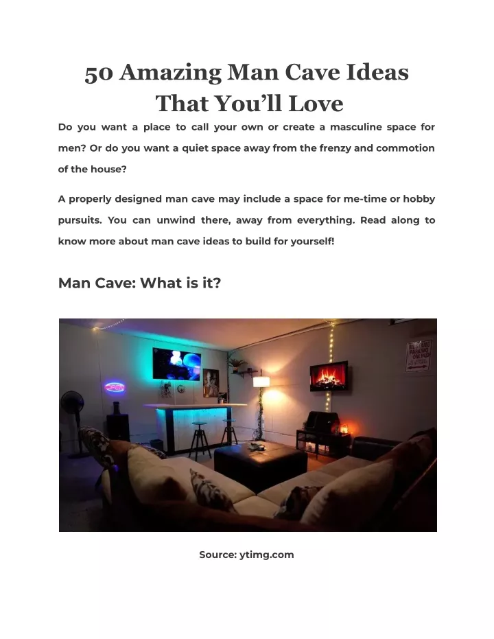 50 amazing man cave ideas that you ll love
