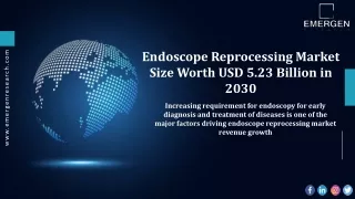 endoscope reprocessing market size worth