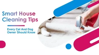 Smart House Cleaning Tips Every Cat And Dog Owner Should Know