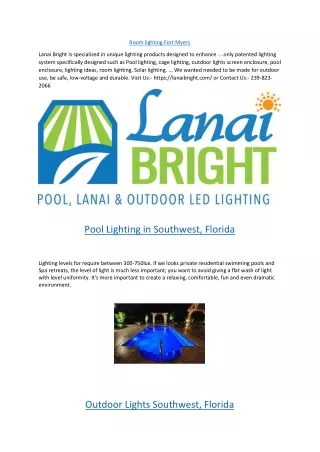 Room lighting Fort Myers
