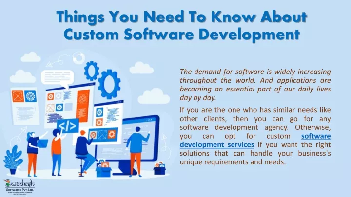 things you need to know about custom software development
