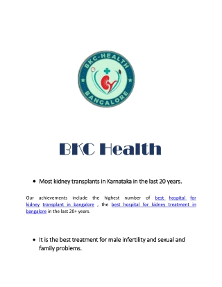 b k c heal t h