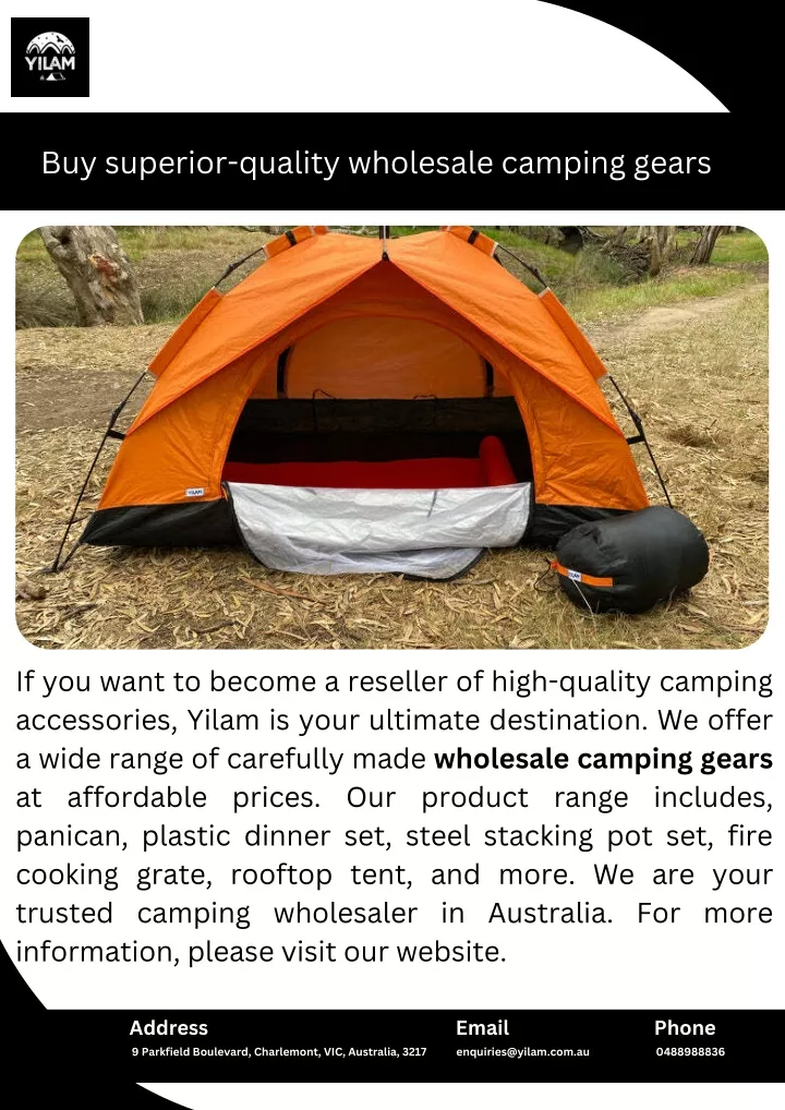 buy superior quality wholesale camping gears