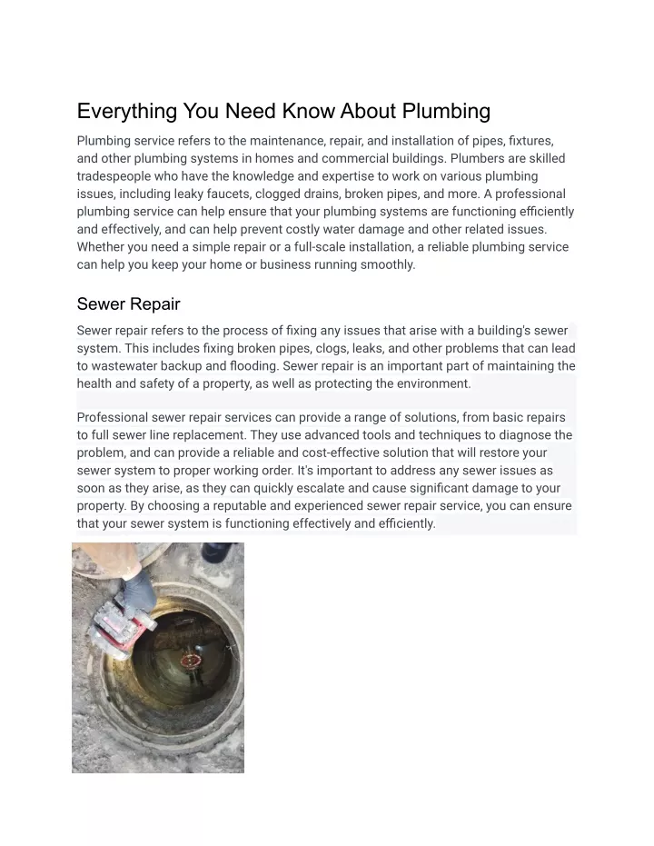 PPT - Everything You Need Know About Plumbing Fair Plumber In Elmhurst ...