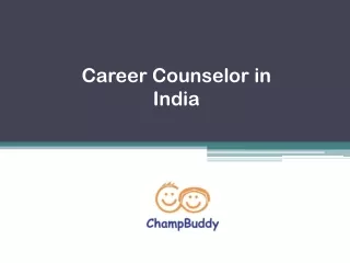 Career Counselor in India - www.champbuddy.com