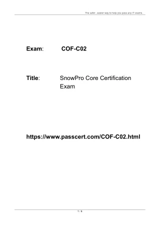 the safer easier way to help you pass any it exams