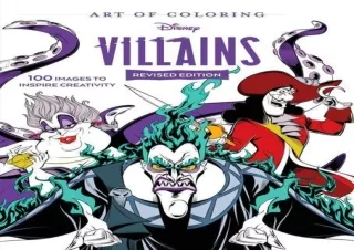 [DOWNLOAD PDF] Art of Coloring: Disney Villains android