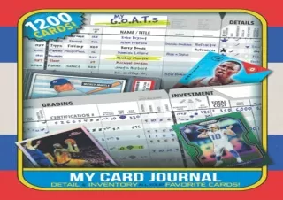 download My Card Journal - Log, Detail & Inventory 1200 of Your Favorite Collect