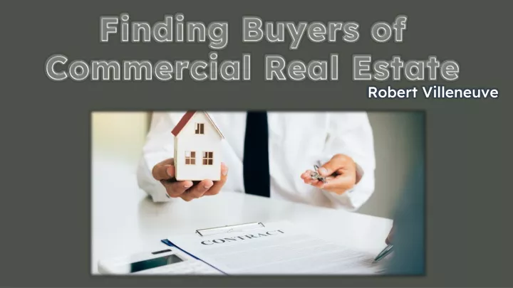 finding buyers of commercial real estate