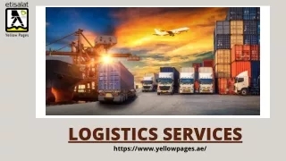 Best Logistics Services in UAE