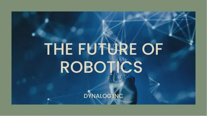 the future of robotics
