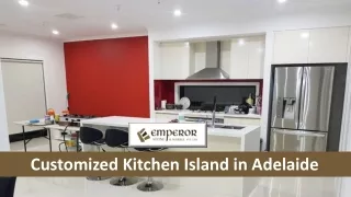 Customized Kitchen Island in Adelaide
