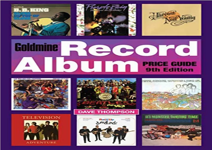 pdf book goldmine record album price guide free