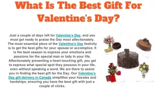 Valentine's Day gifts for her/his delivery in Canada | Gift Delivery Canada | FS
