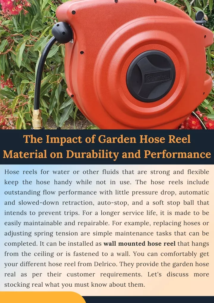 the impact of garden hose reel material