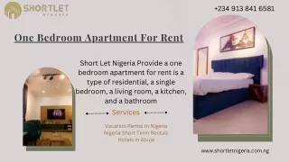 Find The Best One Bedroom Apartment For Rent In Nigeria