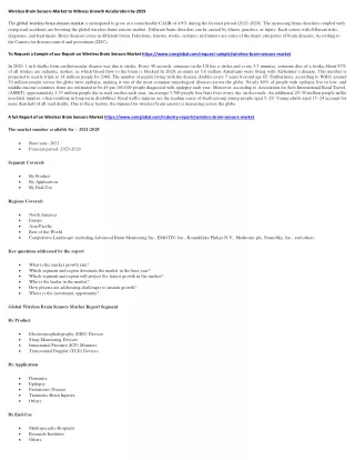 wireless brain sensors market to witness growth