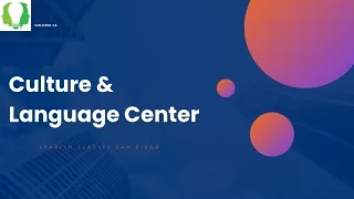 Culture & Language Center