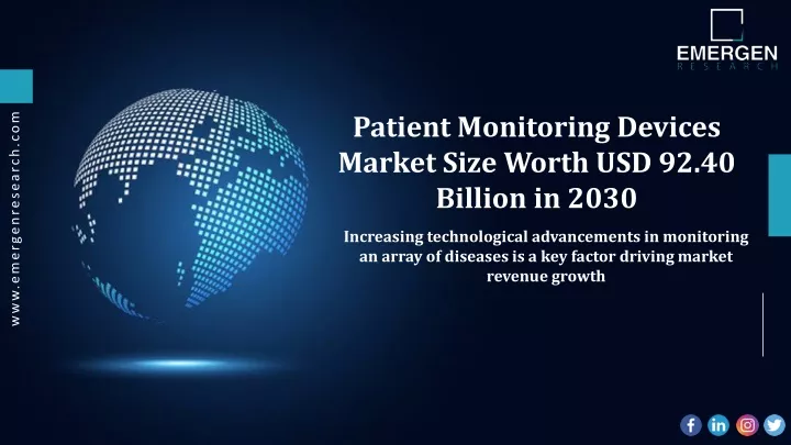 patient monitoring devices market size worth