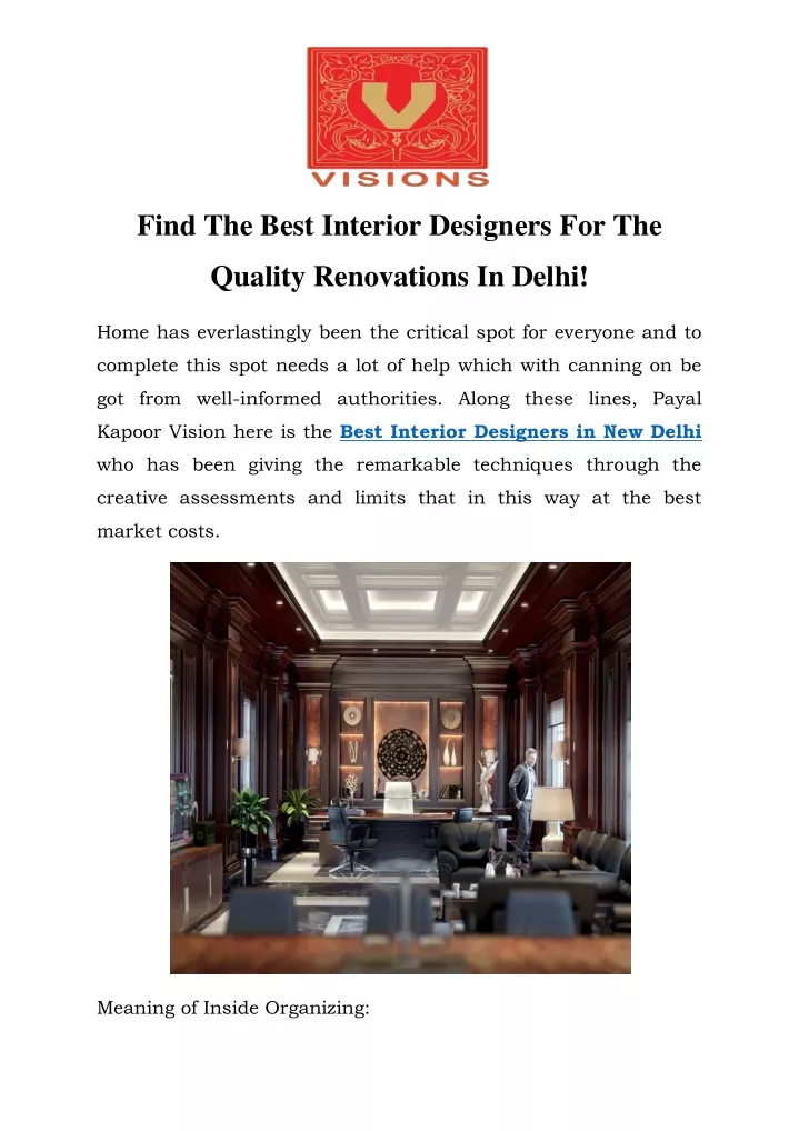 find the best interior designers for the