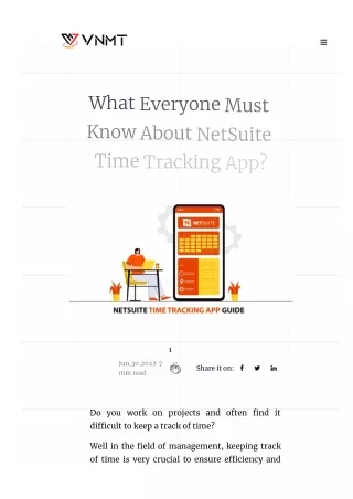what everyone must know about netsuite time