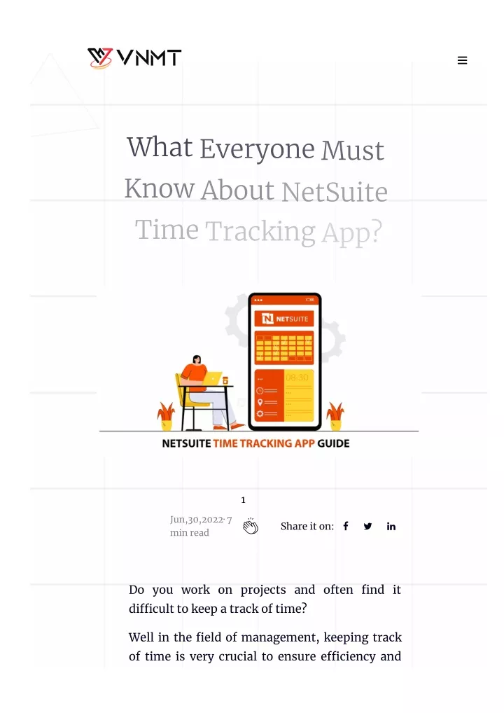 what everyone must know about netsuite time