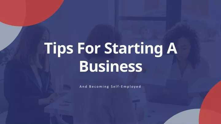 tips for starting a business