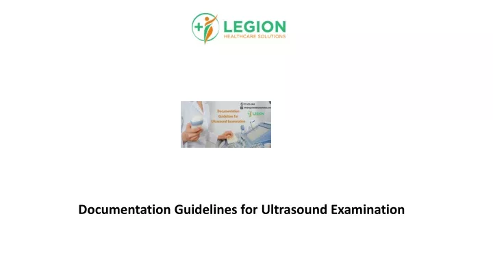 documentation guidelines for ultrasound