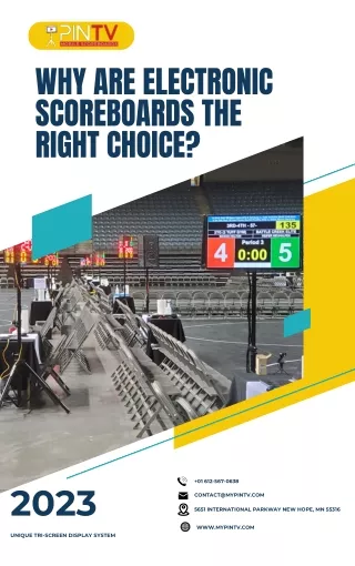Why Are Electronic Scoreboards The Right Choice?