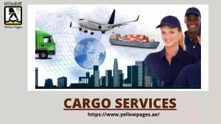 Best Cargo Services in UAE on Yellowpages.ae