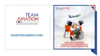 Aircraft Parts Suppliers in India