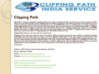 clipping path