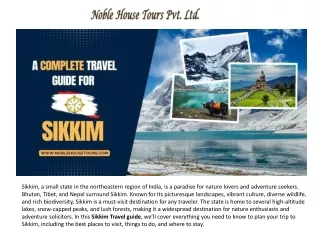 sikkim a small state in the northeastern region