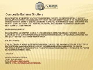 composite bahama shutters