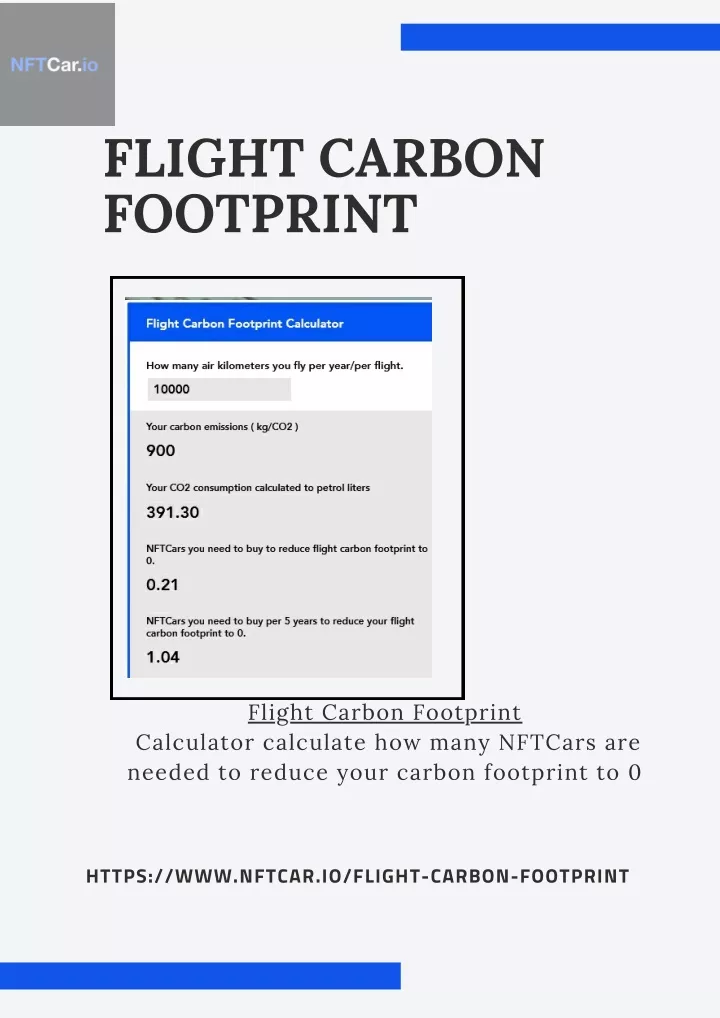 flight carbon footprint